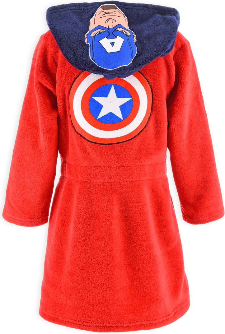 Chlapecký župan AVENGERS CAPTAIN AMERICA červený Velikost: 104 - obrázek 3