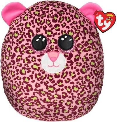 Ty Squish-a-Boos polštářek Lainey růžový leopard 30 cm - obrázek 1