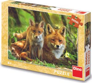 DINO Puzzle Liška s mláďátkem XL 300 dílků - obrázek 1