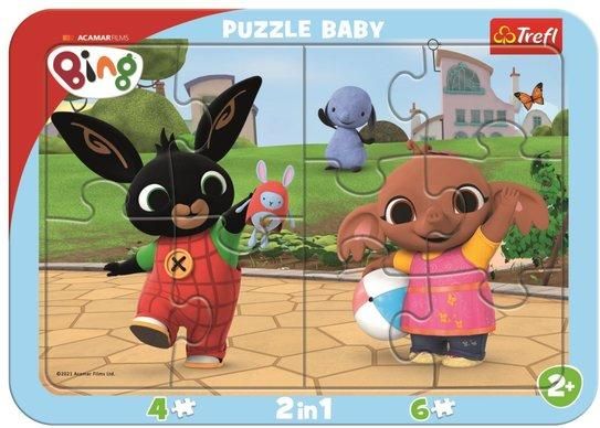 TREFL Baby puzzle Bing si hraje 2v1, 10 dílků - obrázek 1