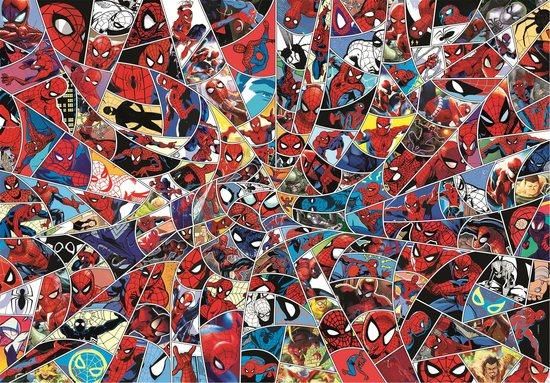 CLEMENTONI Puzzle Impossible: Spiderman 1000 dílků - obrázek 1