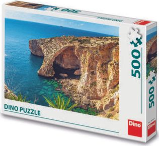DINO Puzzle Pláž na Maltě 500 dílků - obrázek 1