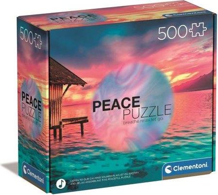 CLEMENTONI Peace puzzle: Žít přítomností 500 dílků - obrázek 1