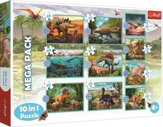 TREFL Puzzle Dinosauři MEGA PACK 10v1 - obrázek 1