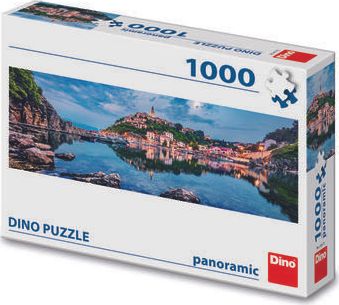DINO Panoramatické puzzle Ostrov Krk 1000 dílků - obrázek 1