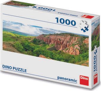 DINO Panoramatické puzzle Červená rokle 1000 dílků - obrázek 1