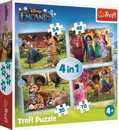 TREFL Puzzle Encanto 4v1 (35,48,54,70 dílků) - obrázek 1