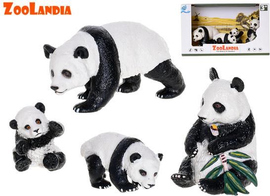 Zoolandia Samec a samice pandy s mláďaty - obrázek 1
