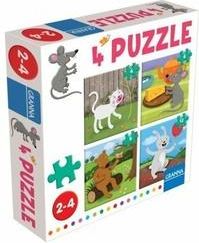 4 puzzle myška - obrázek 1