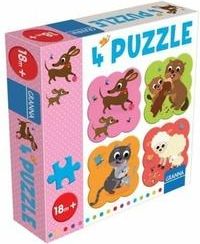 4 puzzle jezevčík - obrázek 1