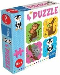 4 puzzle tučňák - obrázek 1