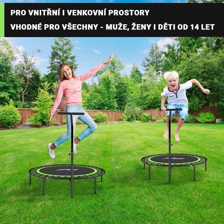 Physionics Fitness trampolína na doma i ven - 101 cm, modrá - obrázek 7