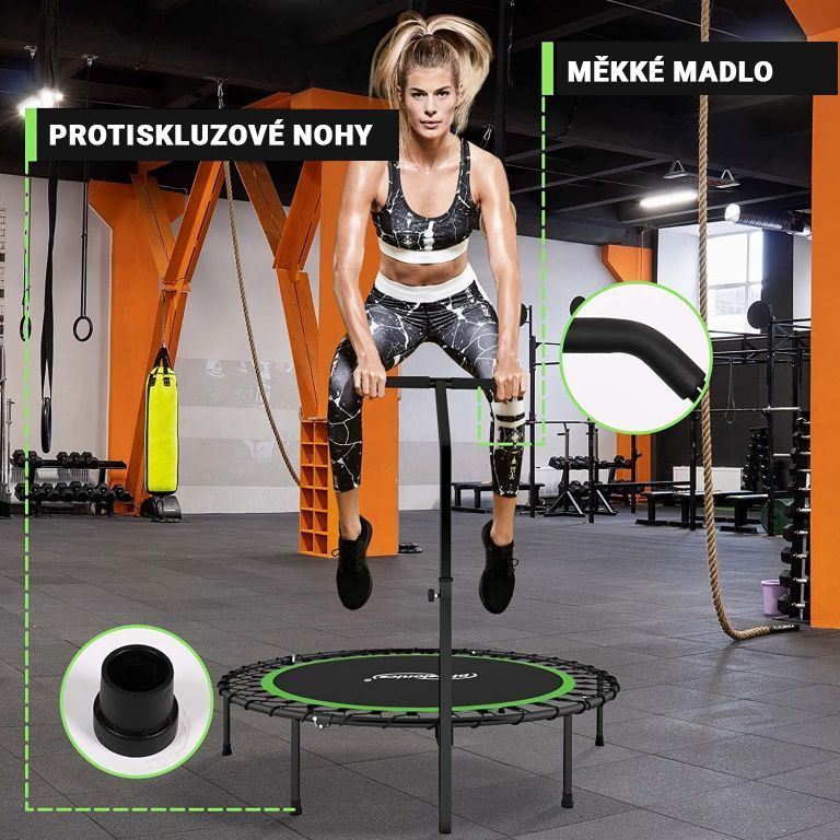 Physionics Fitness trampolína na doma i ven - 101 cm, modrá - obrázek 17
