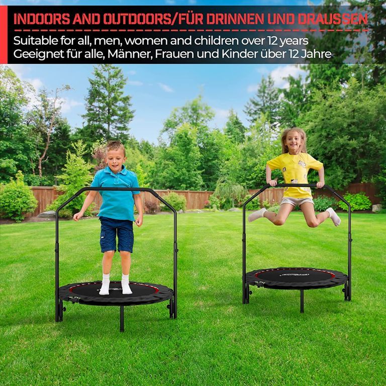 Physionics Fitness trampolína 101 cm, do 150 kg, červená - obrázek 2
