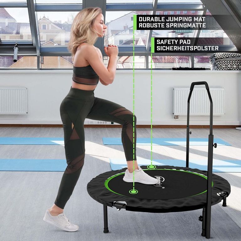Physionics Fitness trampolína 101 cm, do 150 kg, zelená - obrázek 7