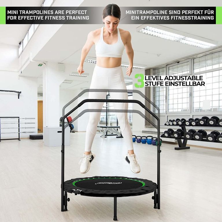 Physionics Fitness trampolína 101 cm, do 150 kg, zelená - obrázek 9