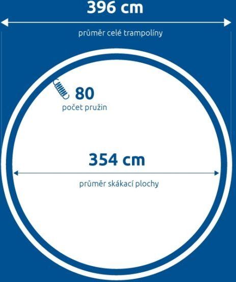 MARIMEX Plocha skákací - Trampolína Premium 396 cm 2020 - obrázek 2