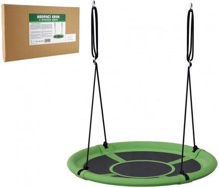 Houpací kruh zelený 80 cm látková výplň v krabici 60x37x7cm - obrázek 1