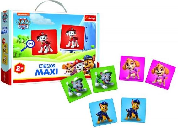 Pexeso Maxi Tlapková patrola/Paw Patrol 24 kusů společenská hra v krabici 37x29x6cm 24m+ - obrázek 1