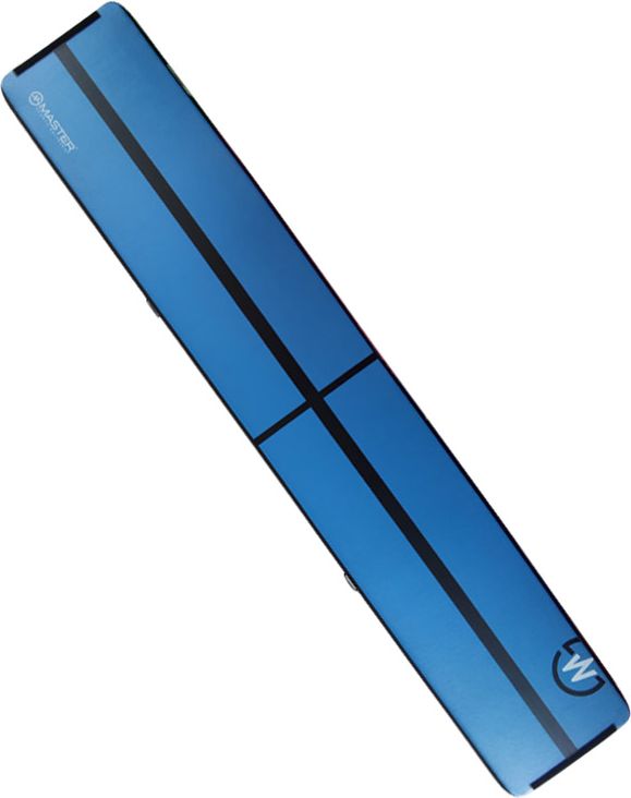 Airtrack MASTER nafukovací žíněnka 600 x 100 x 10 cm - modrá - černá - obrázek 2
