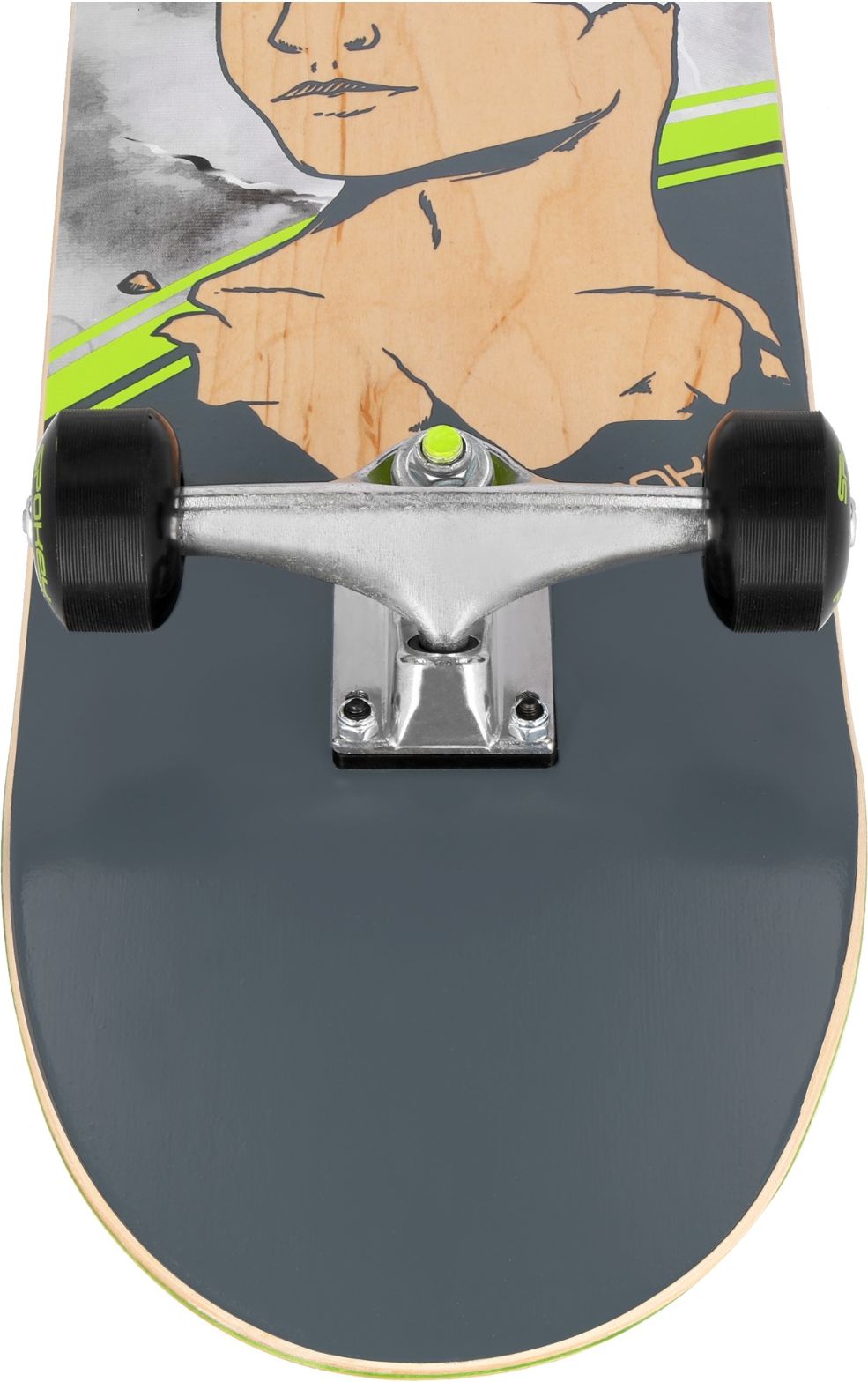 Skateboard SPOKEY Skalle Pro - šedý - obrázek 2