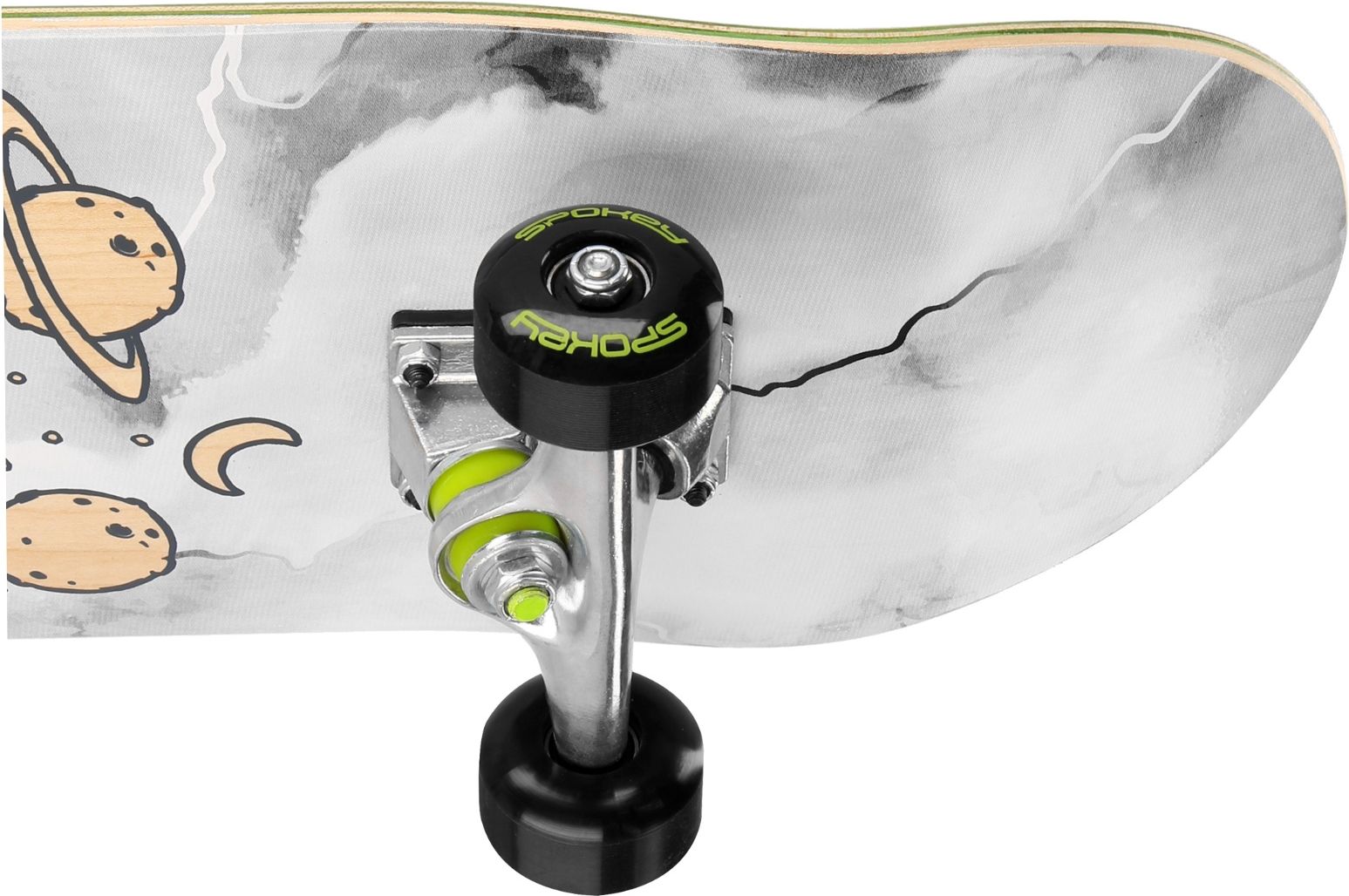 Skateboard SPOKEY Skalle Pro - šedý - obrázek 4