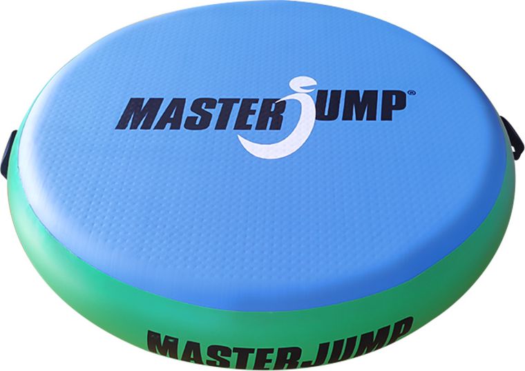 Airspot MASTERJUMP odrazový můstek průměr 100 x 20 cm - modrá - zelená - 2. jakost - obrázek 1