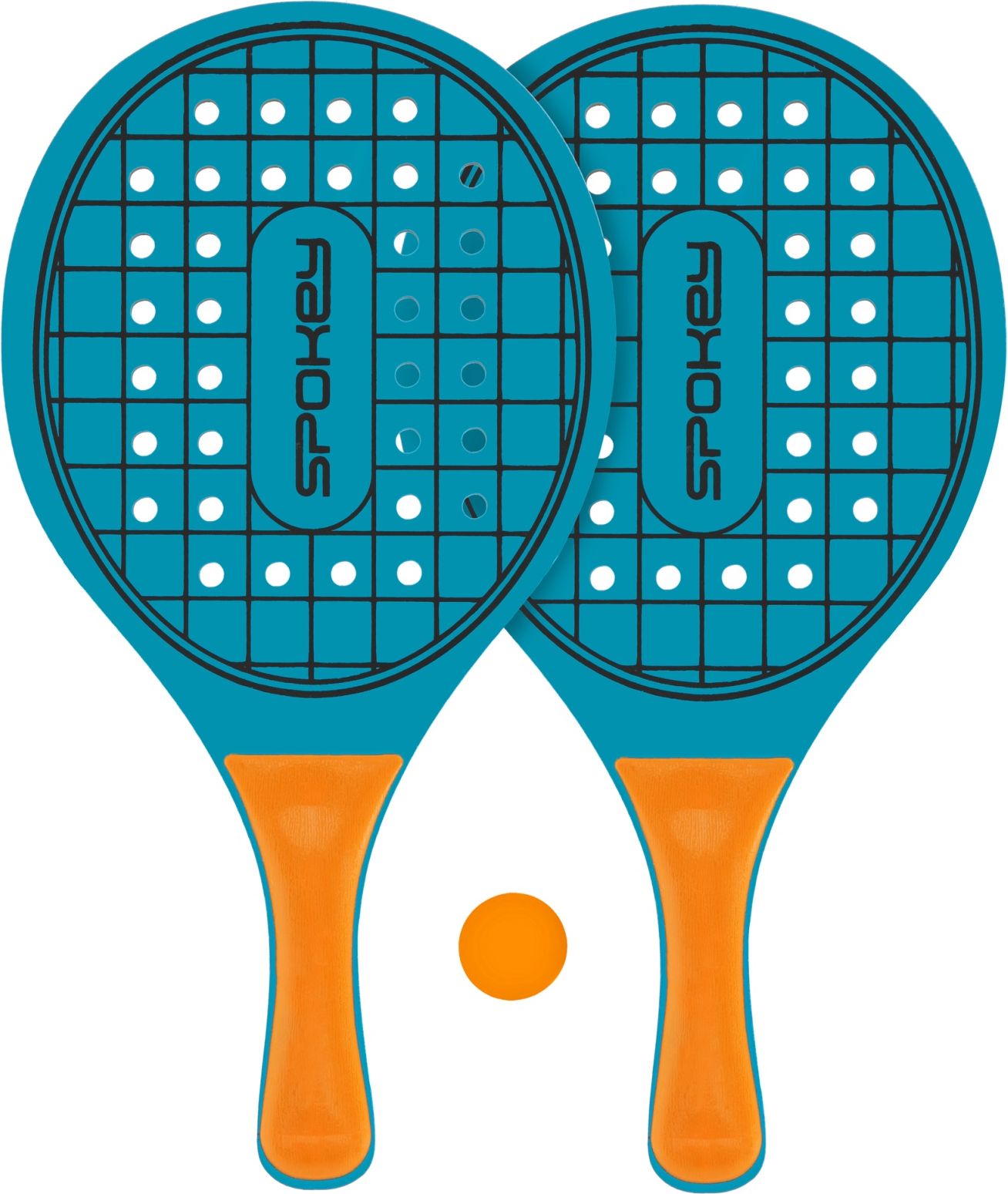 Sada na plážový tenis SPOKEY Woo-Bad - modrá - obrázek 1