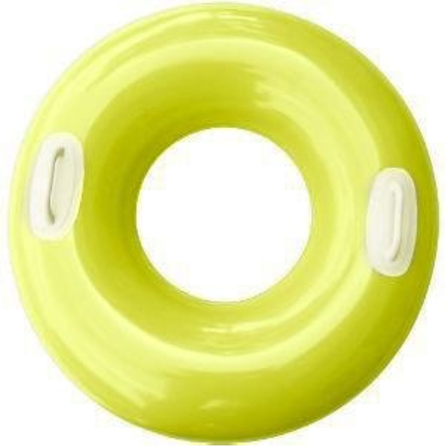 Nafukovací kruh INTEX s držadlem 76 cm - žlutý - obrázek 1