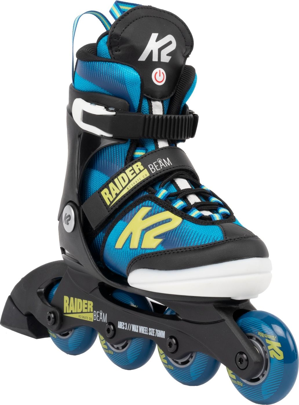 Dětské kolečkové brusle K2 Raider Beam - vel. M (32-37) - obrázek 1