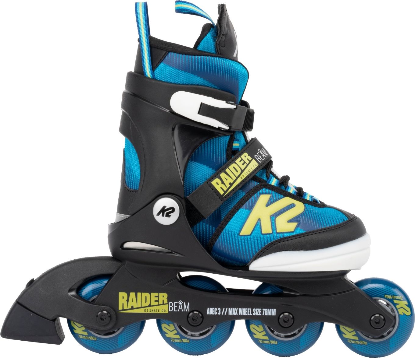 Dětské kolečkové brusle K2 Raider Beam - vel. M (32-37) - obrázek 2