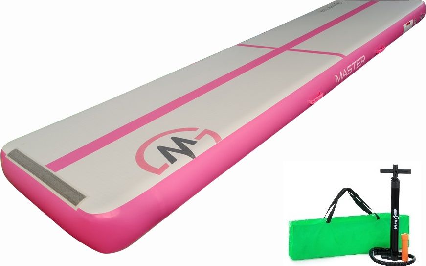 Airtrack MASTER nafukovací žíněnka 400 x 100 x 20 cm - růžová - 2. jakost - obrázek 1