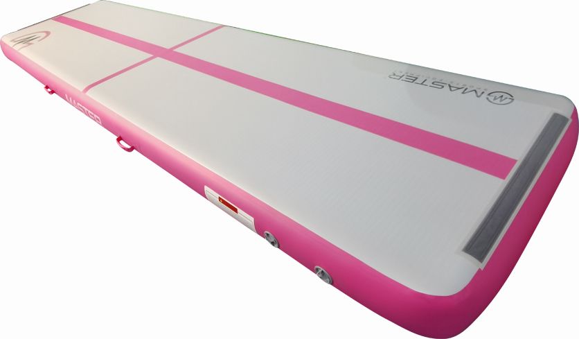 Airtrack MASTER nafukovací žíněnka 400 x 100 x 20 cm - růžová - 2. jakost - obrázek 2
