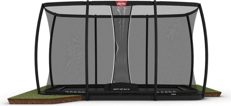 BERG Flatground Ultim Champion 410 BLACK + Safety Net DLX XL - obrázek 1