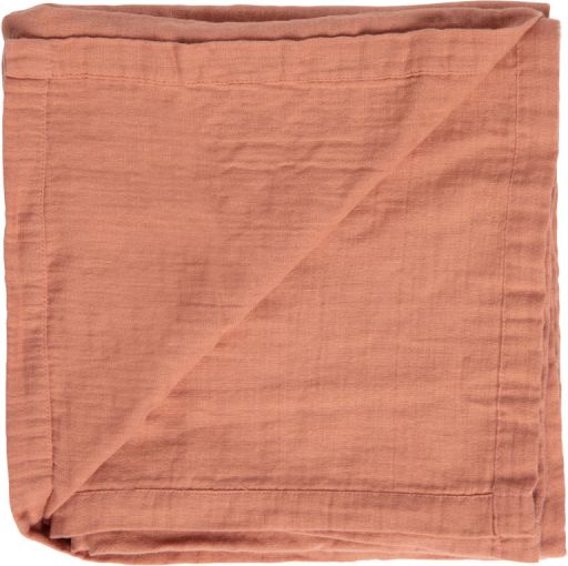 Bebe-Jou Mušelínová plenka Pure Cotton Pink 100x100cm - obrázek 1