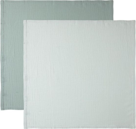 Bebe-Jou Mušelínová plenka Pure Cotton Green 2ks 70x70cm - obrázek 1