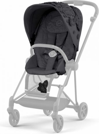 Cybex MIOS SIMPLY FLOWERS GREY Seat pack | dark grey 2022 - obrázek 1