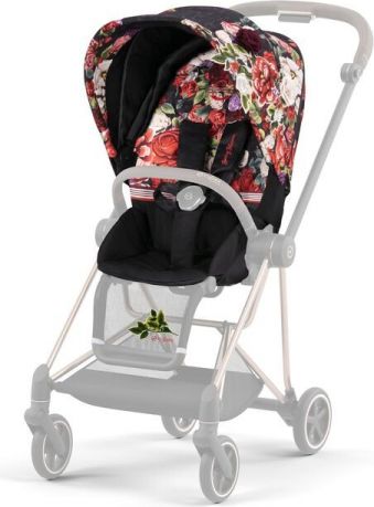 Cybex MIOS SPRING BLOSSOM DARK | black 2022 - obrázek 1