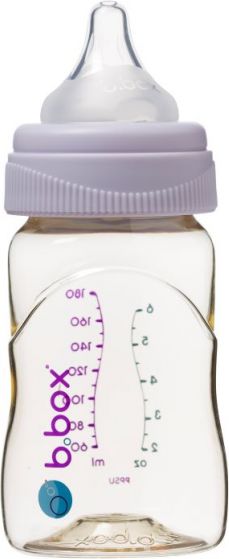B.BOX Antikoliková kojenecká láhev 180 ml - růžová - obrázek 1