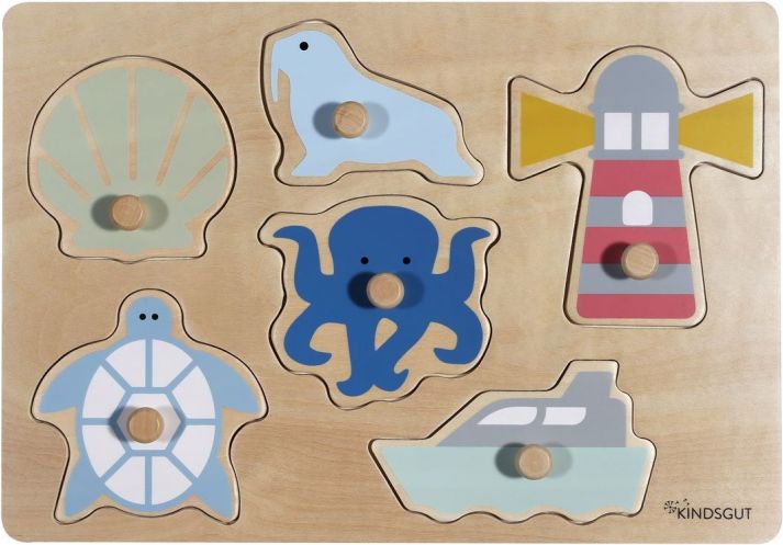 KINDSGUT Vkládací puzzle Oceán - obrázek 1