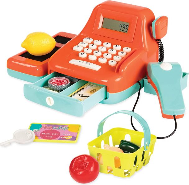 B-Toys Dětská pokladna se zvuky a kalkulačkou