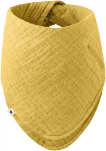 Bibs Bandana mušelínový slintáček z BIO bavlny - Mustard - obrázek 1