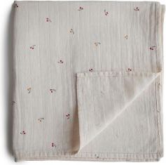 MUSHIE mušelínová zavinovačka z BIO bavlny, 120x120 cm - cherries - obrázek 1
