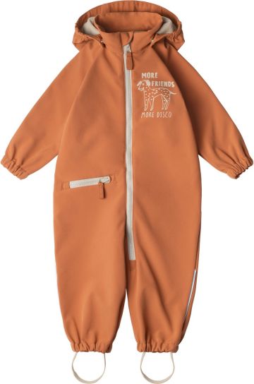 LEOKID Softshellový overal Ginger Dog vel. 12 - 18 měsíců (vel.80) - obrázek 1