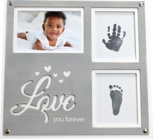 Happy Hands Vintage Frame Print Kit "Love you forever" - obrázek 1
