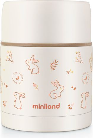 Miniland Termoska na jídlo Natur králíček 600ml