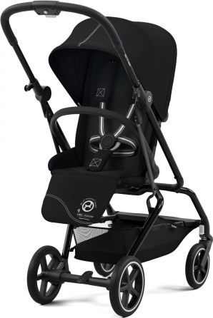 Cybex EEZY S TWIST+ 2 BLACK LEATHER Moon Black | black 2022 - obrázek 1