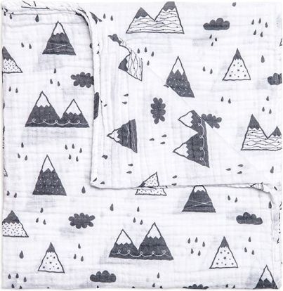 Funnybaby Mušelínová zavinovací plena Mountains 120 x 120 cm - obrázek 1