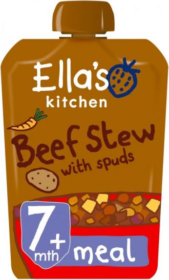 Ella's Kitchen BIO Dušené hovězí maso s bramborami (130 g) - obrázek 1