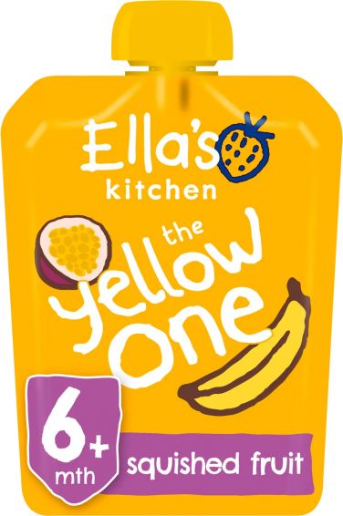 Ella's Kitchen BIO YELLOW ONE ovocné pyré s banánem (90 g) - obrázek 1